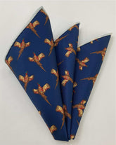 Macclesfield Printed Silk Pocket Square MCP-767